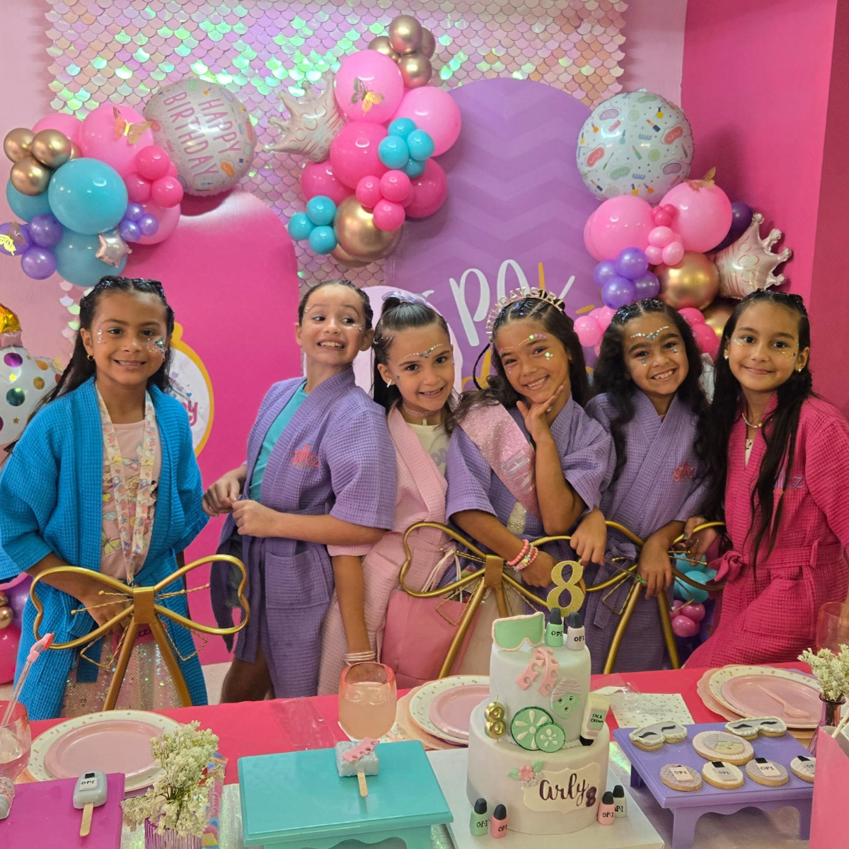 Glow & Sparkle Party-up 6 girls
