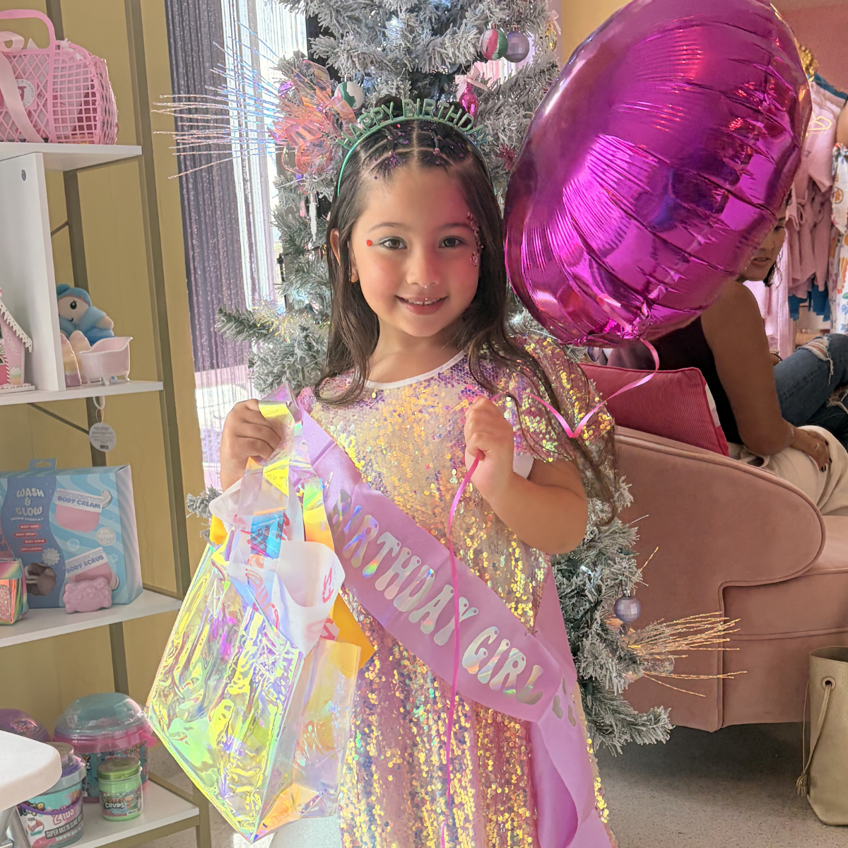 Birthday Glow Girl