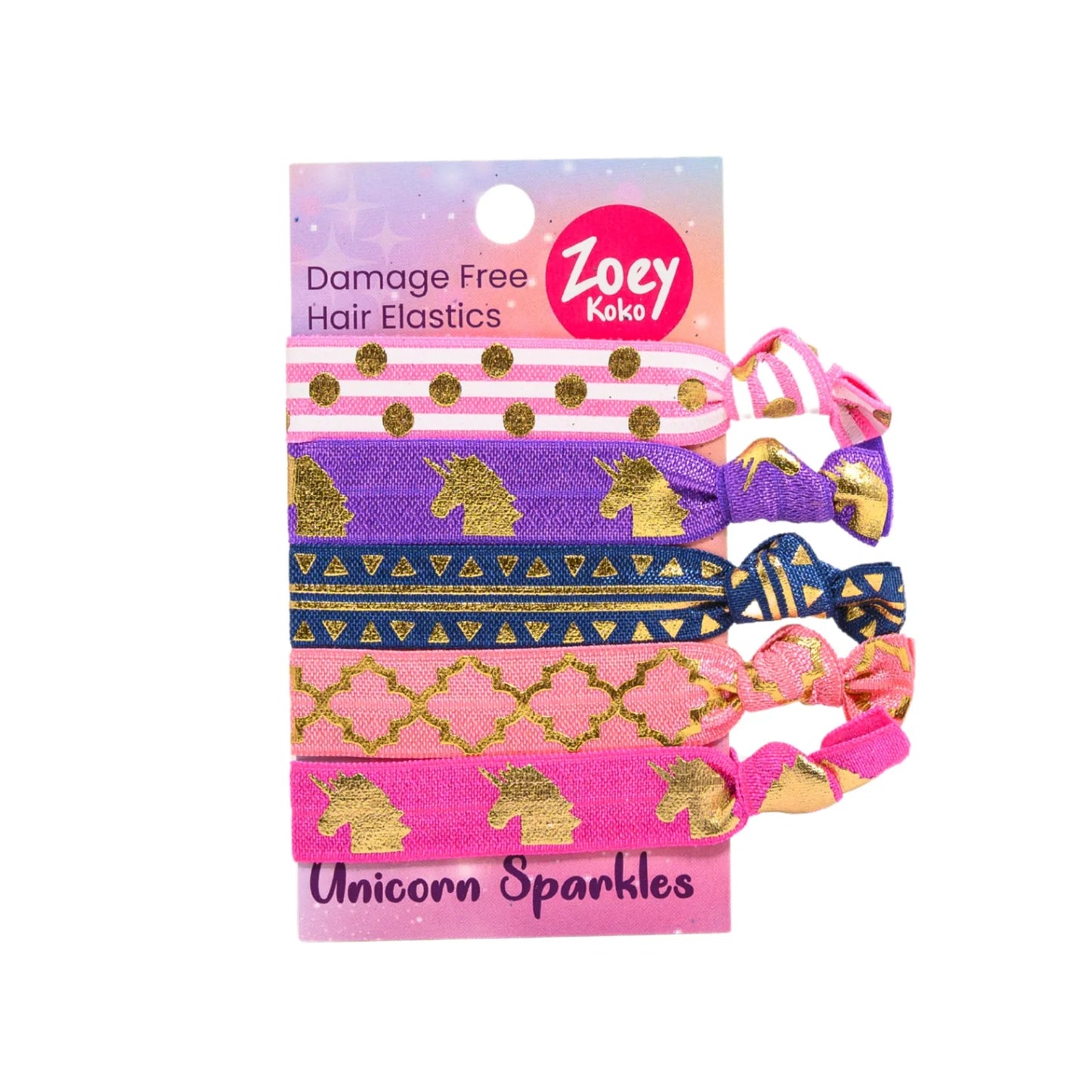 Unicorn Sparkles Hair Ties